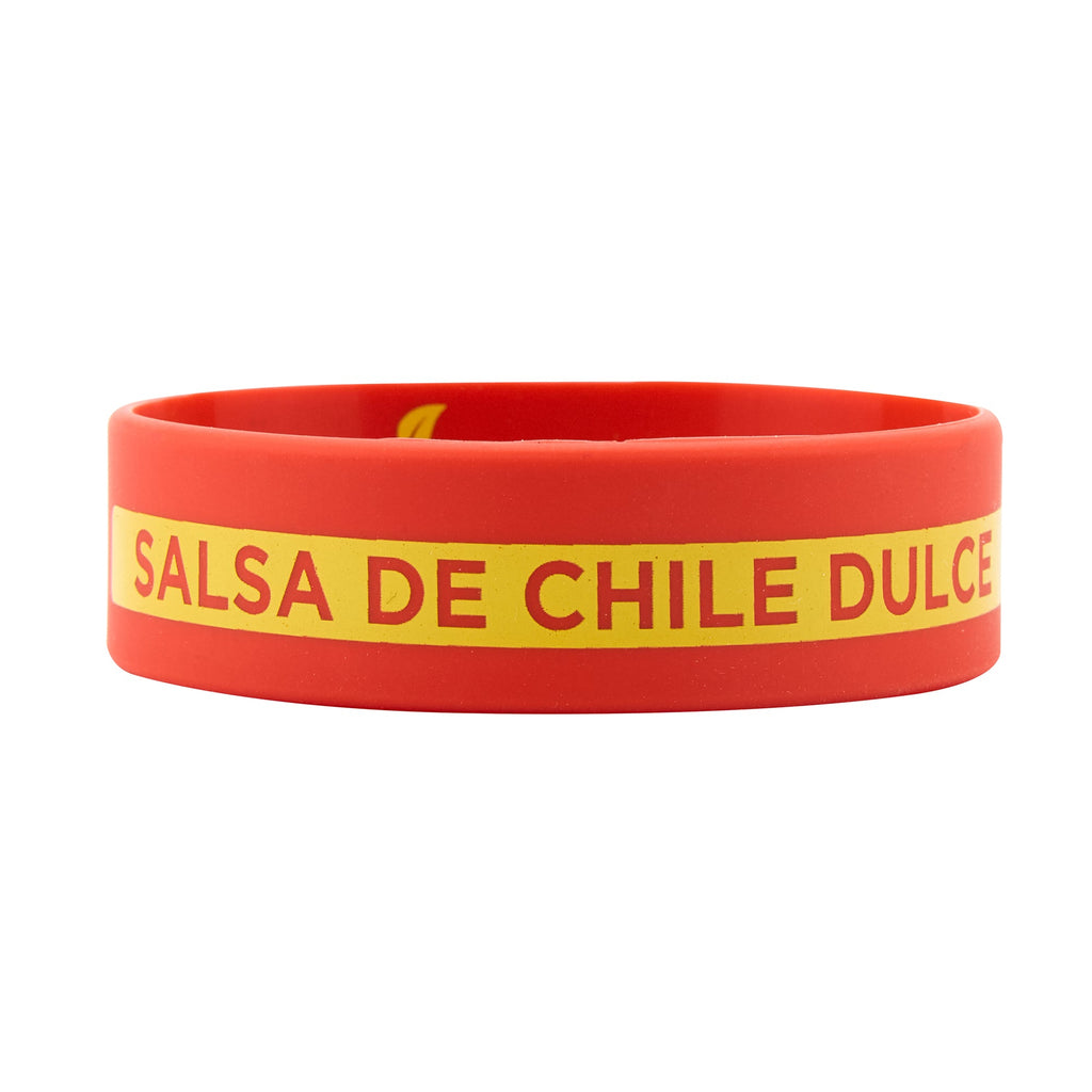 First In First Out Red Silicone Sweet Red Chili Label Band - Fits 16, 20 and 24 oz Squeeze Bottles - 10 count box