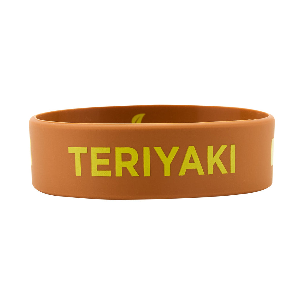 First In First Out Brown Silicone Teriyaki Label Band - Fits 16, 20 and 24 oz Squeeze Bottles - 10 count box