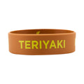 First In First Out Brown Silicone Teriyaki Label Band - Fits 16, 20 and 24 oz Squeeze Bottles - 10 count box