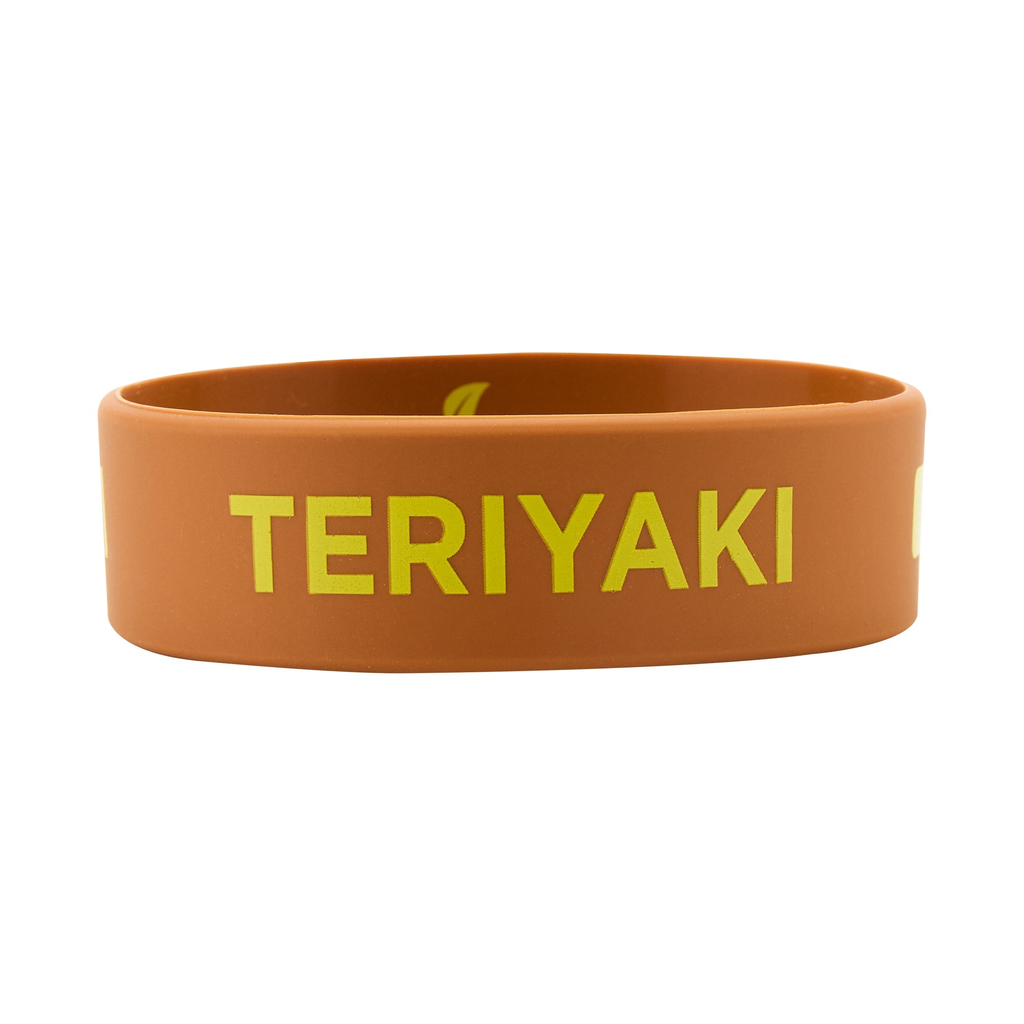 First In First Out Brown Silicone Teriyaki Label Band - Fits 16, 20 and 24 oz Squeeze Bottles - 10 count box