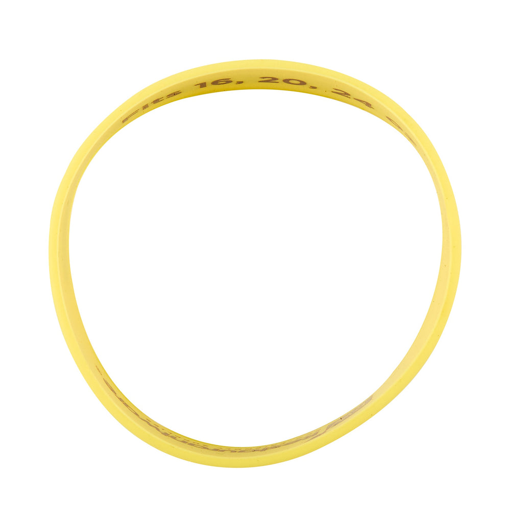First In First Out Yellow Silicone Canola Oil Label Band - Fits 16, 20 and 24 oz Squeeze Bottles - 10 count box