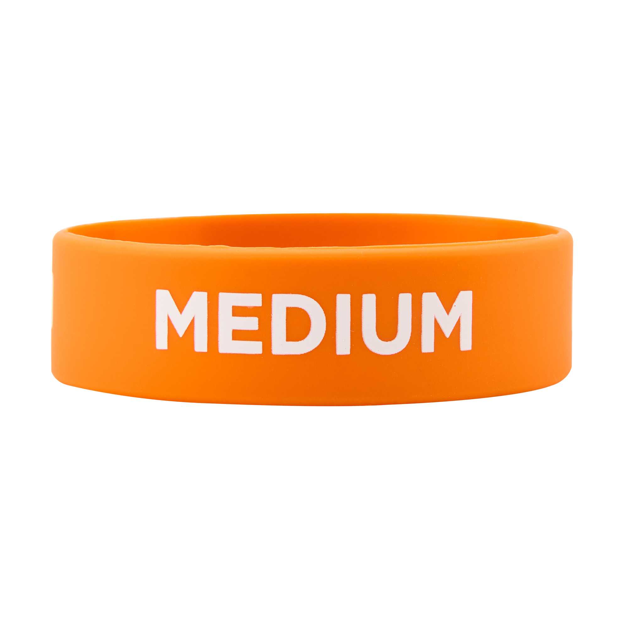First In First Out Orange Silicone Medium Label Band - Fits 16, 20 and 24 oz Squeeze Bottles - 1 count box