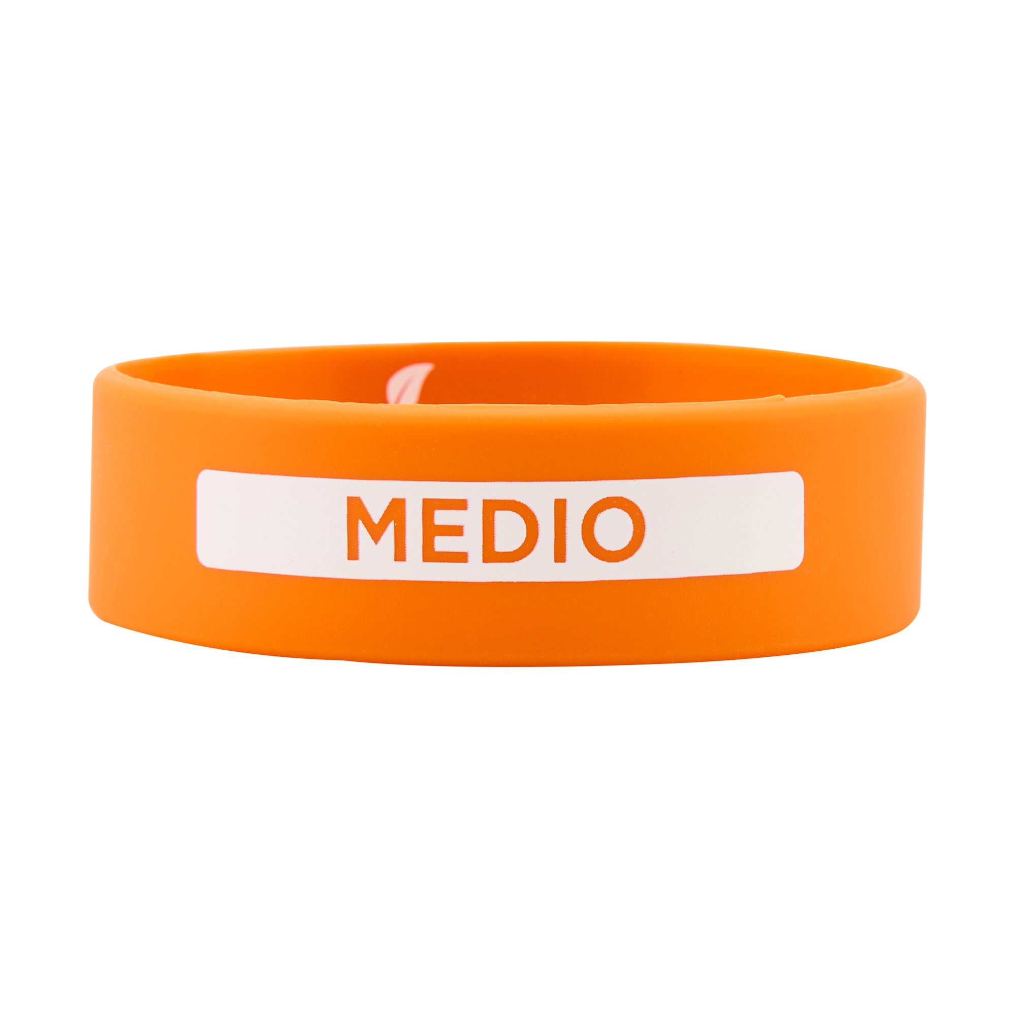 First In First Out Orange Silicone Medium Label Band - Fits 16, 20 and 24 oz Squeeze Bottles - 10 count box