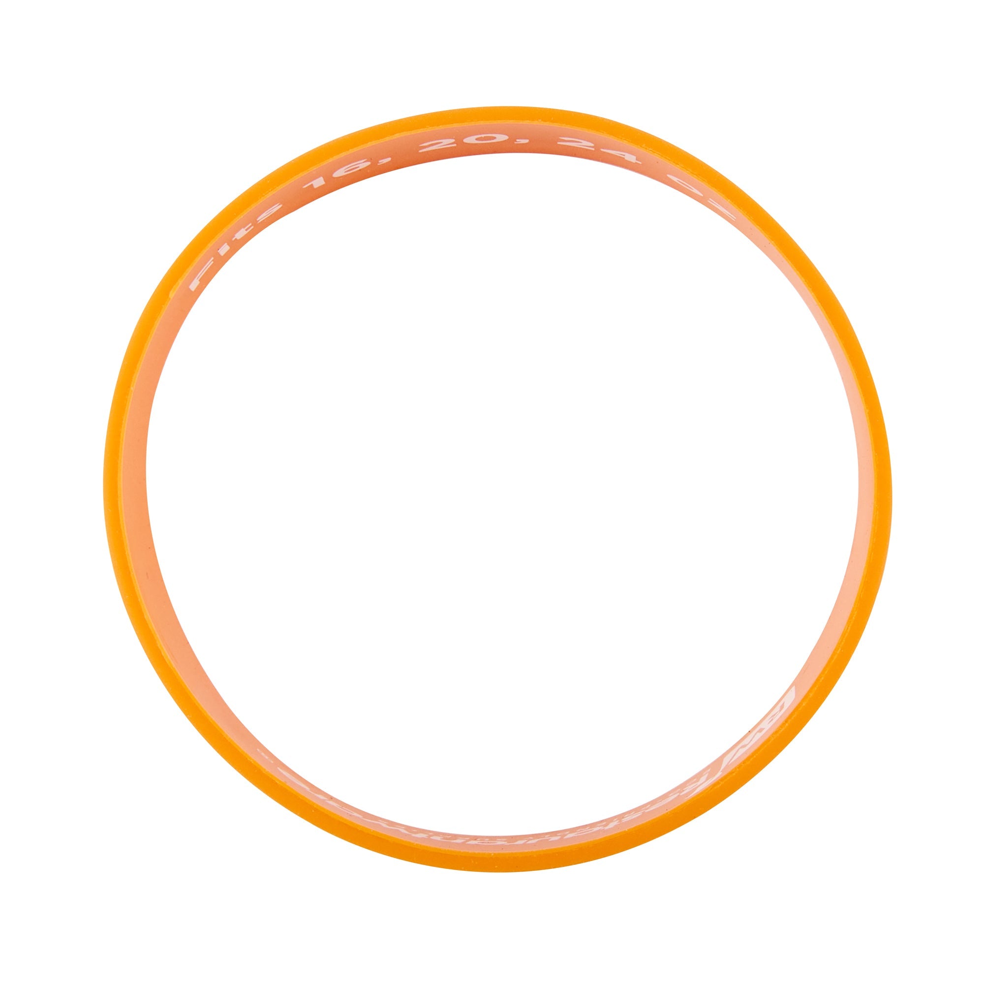 First In First Out Orange Silicone Medium Label Band - Fits 16, 20 and 24 oz Squeeze Bottles - 10 count box