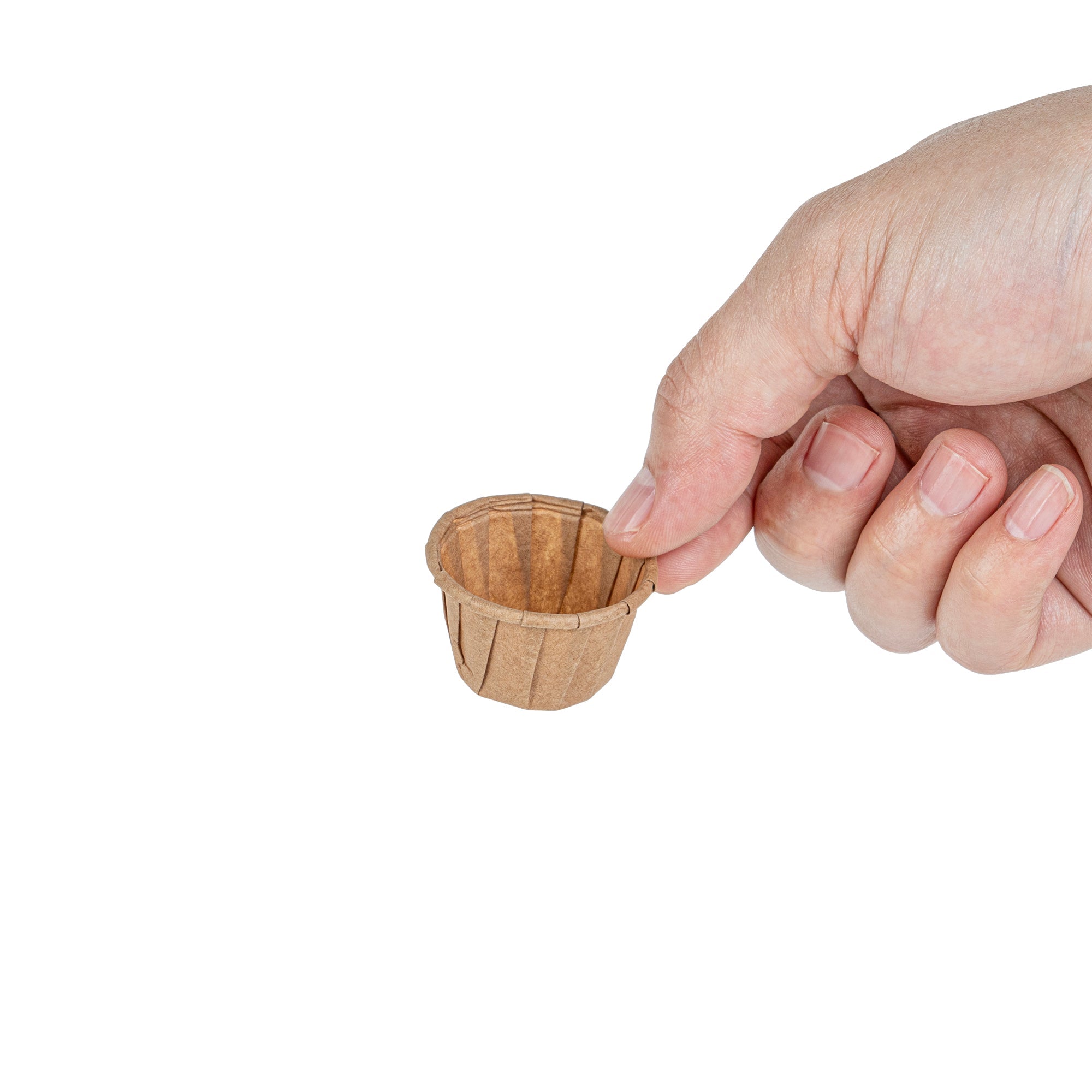 Sustain 0.5 oz Kraft Paper Portion Cup - Compostable - 100 count box