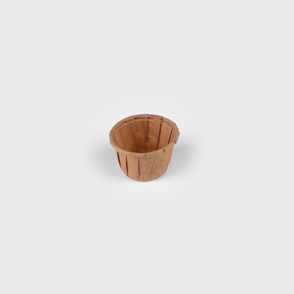 Sustain 0.5 oz Kraft Paper Portion Cup - Compostable - 100 count box