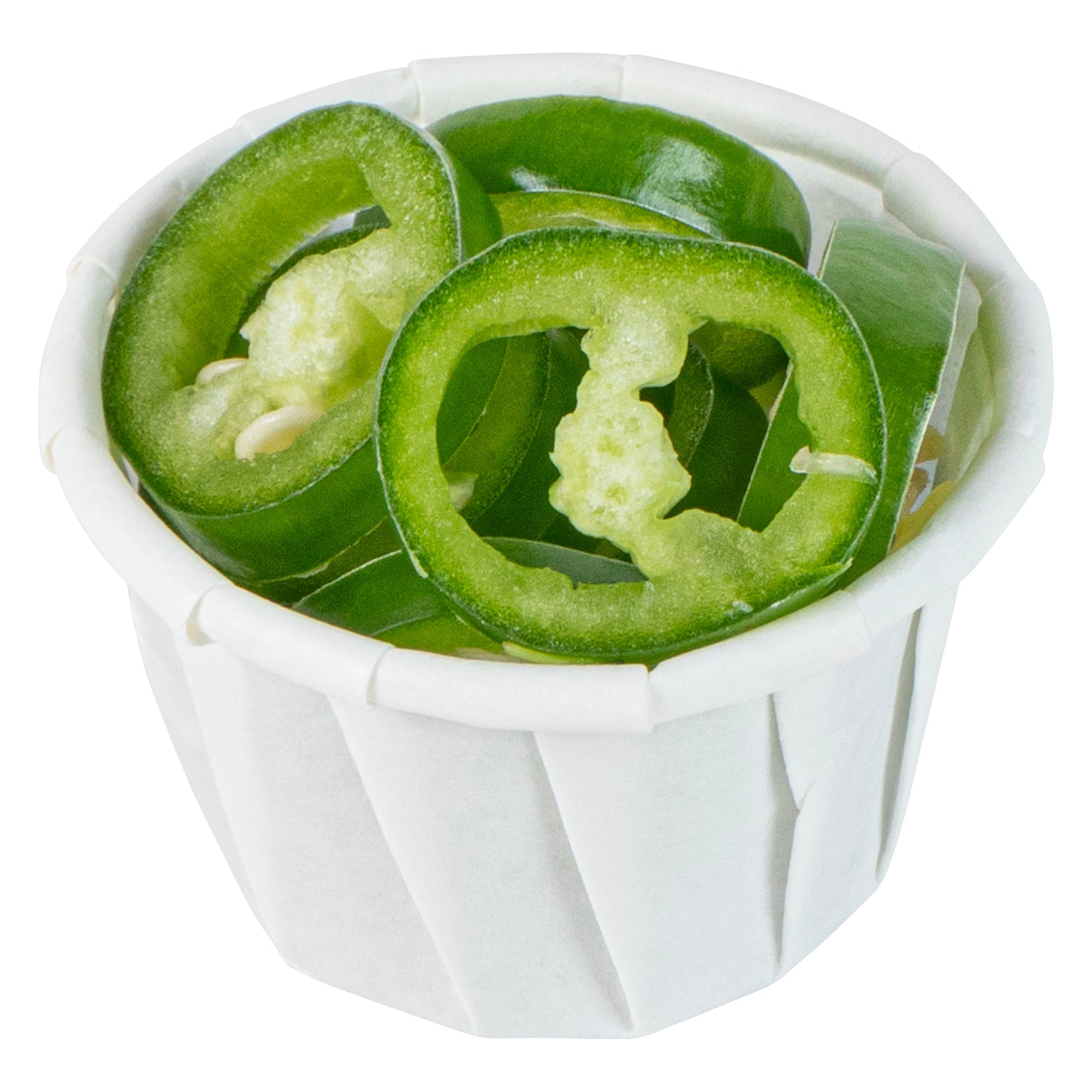 Sustain 0.5 oz White Paper Portion Cup - Compostable - 100 count box