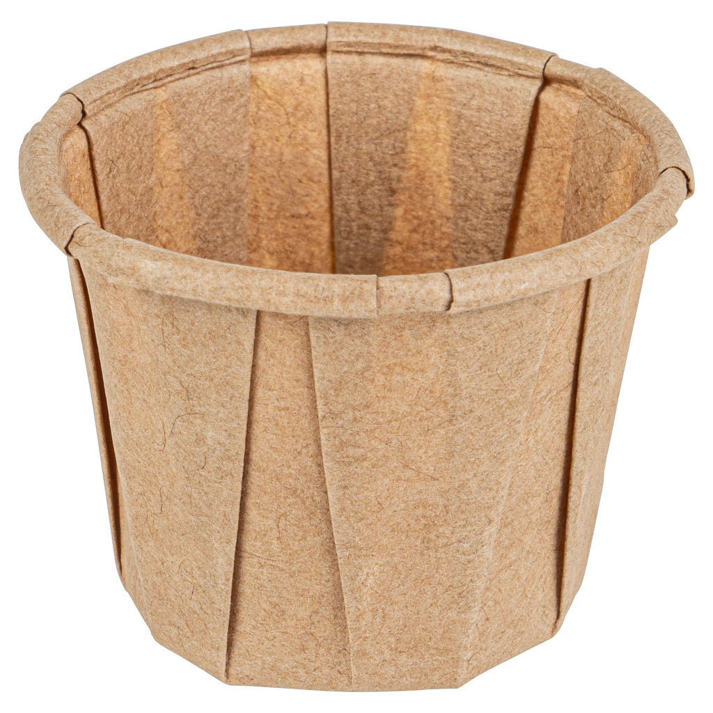 Sustain 0.75 oz Kraft Paper Portion Cup - Compostable - 100 count box