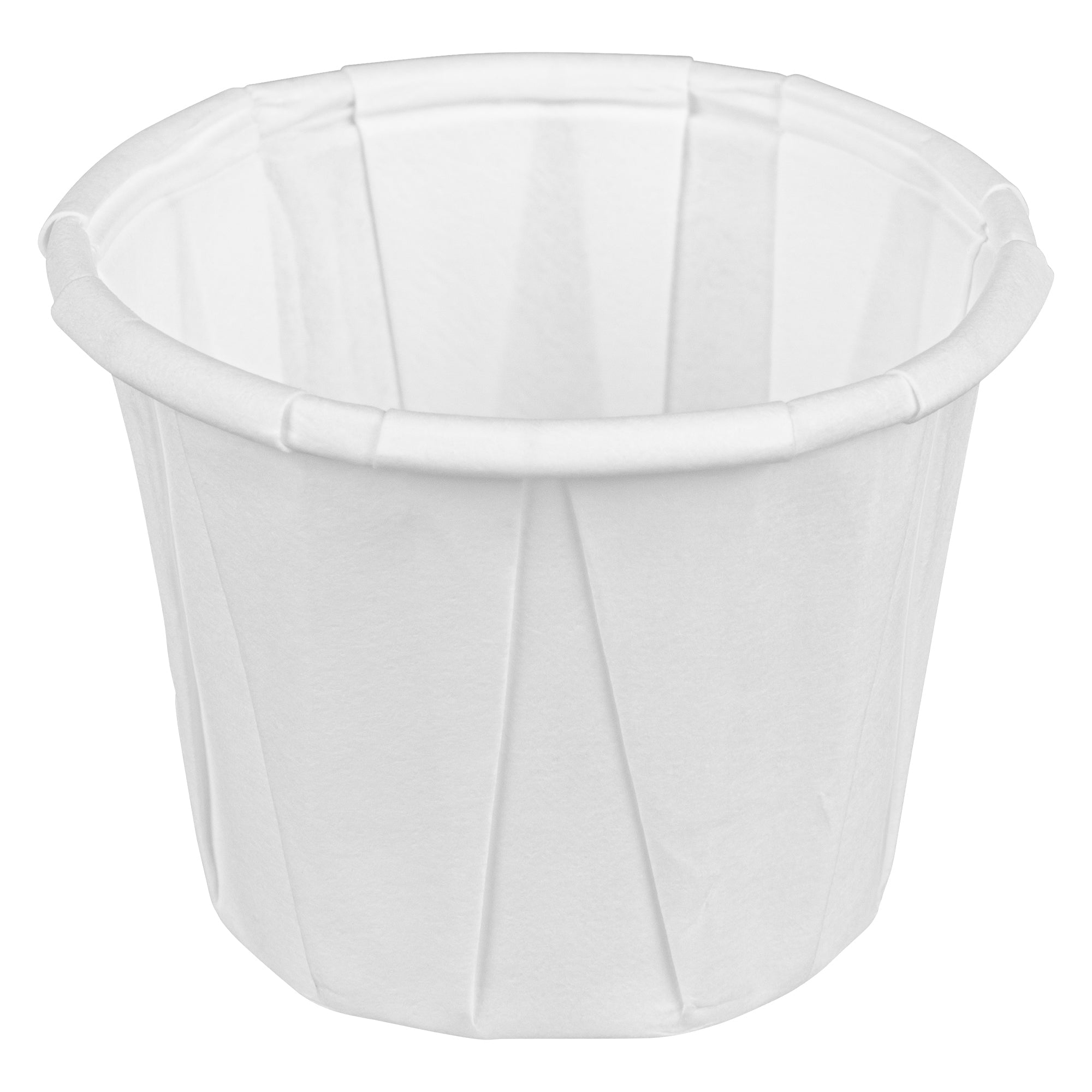 Sustain 0.75 oz White Paper Portion Cup - Compostable - 100 count box