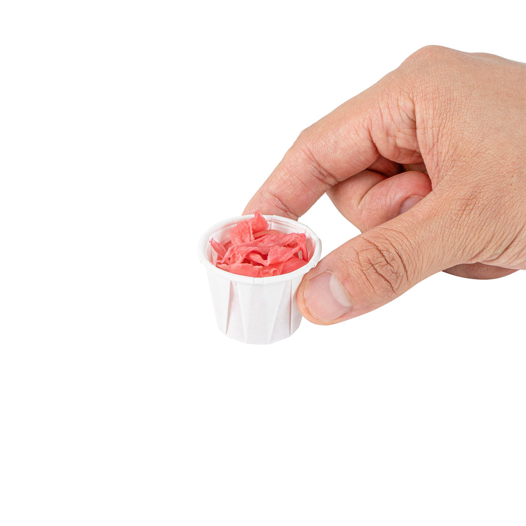 Sustain 0.75 oz White Paper Portion Cup - Compostable - 100 count box