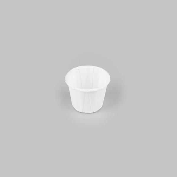 Sustain 0.75 oz White Paper Portion Cup - Compostable - 100 count box