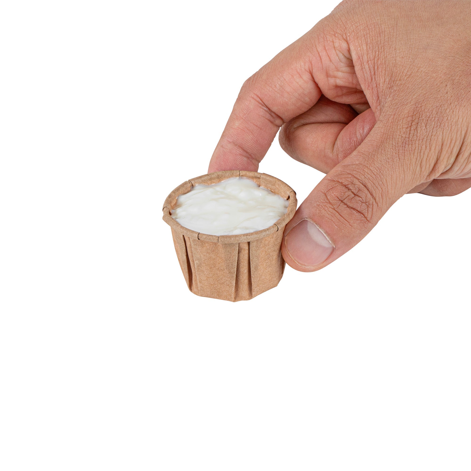 Sustain 1 oz Kraft Paper Portion Cup - Compostable - 2000 count box