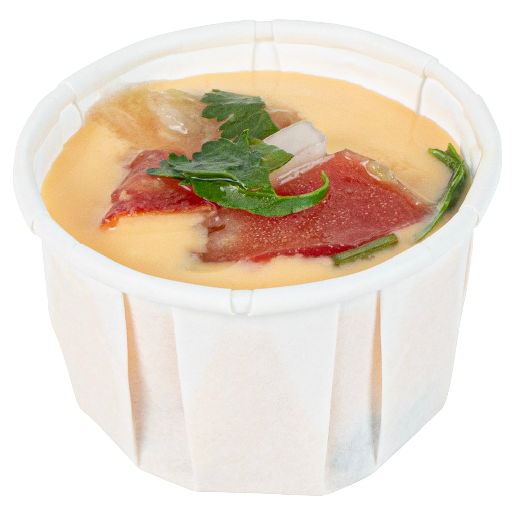 Sustain 1 oz White Paper Portion Cup - Compostable - 2000 count box