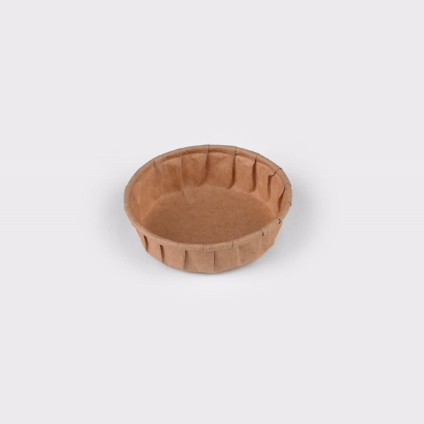 Sustain 1 oz Kraft Paper Squat Portion Cup - Compostable - 100 count box