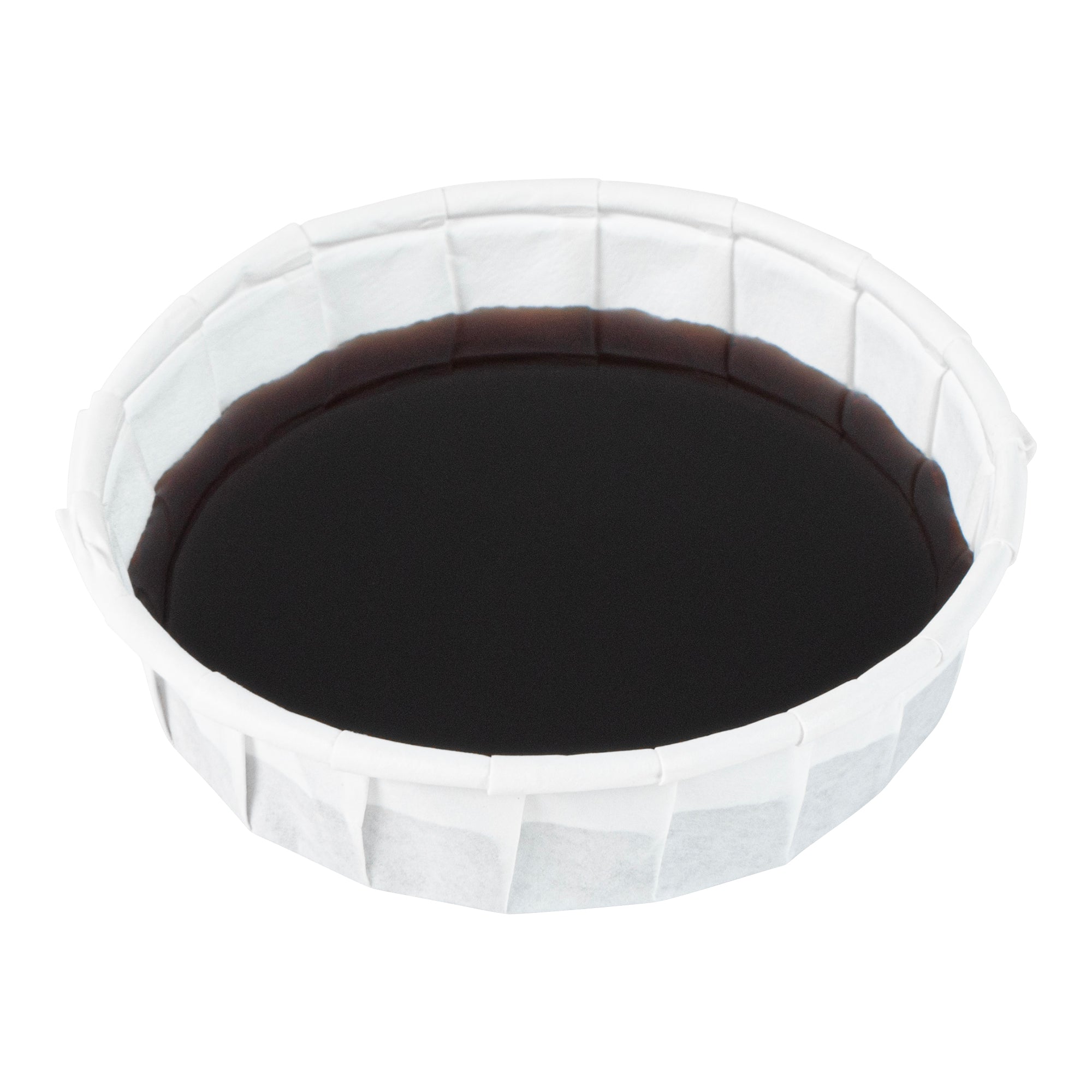 Sustain 1 oz White Paper Squat Portion Cup - Compostable - 100 count box