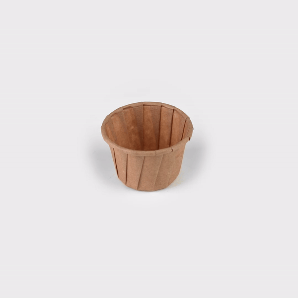 Sustain 1.25 oz Kraft Paper Portion Cup - Compostable - 2000 count box