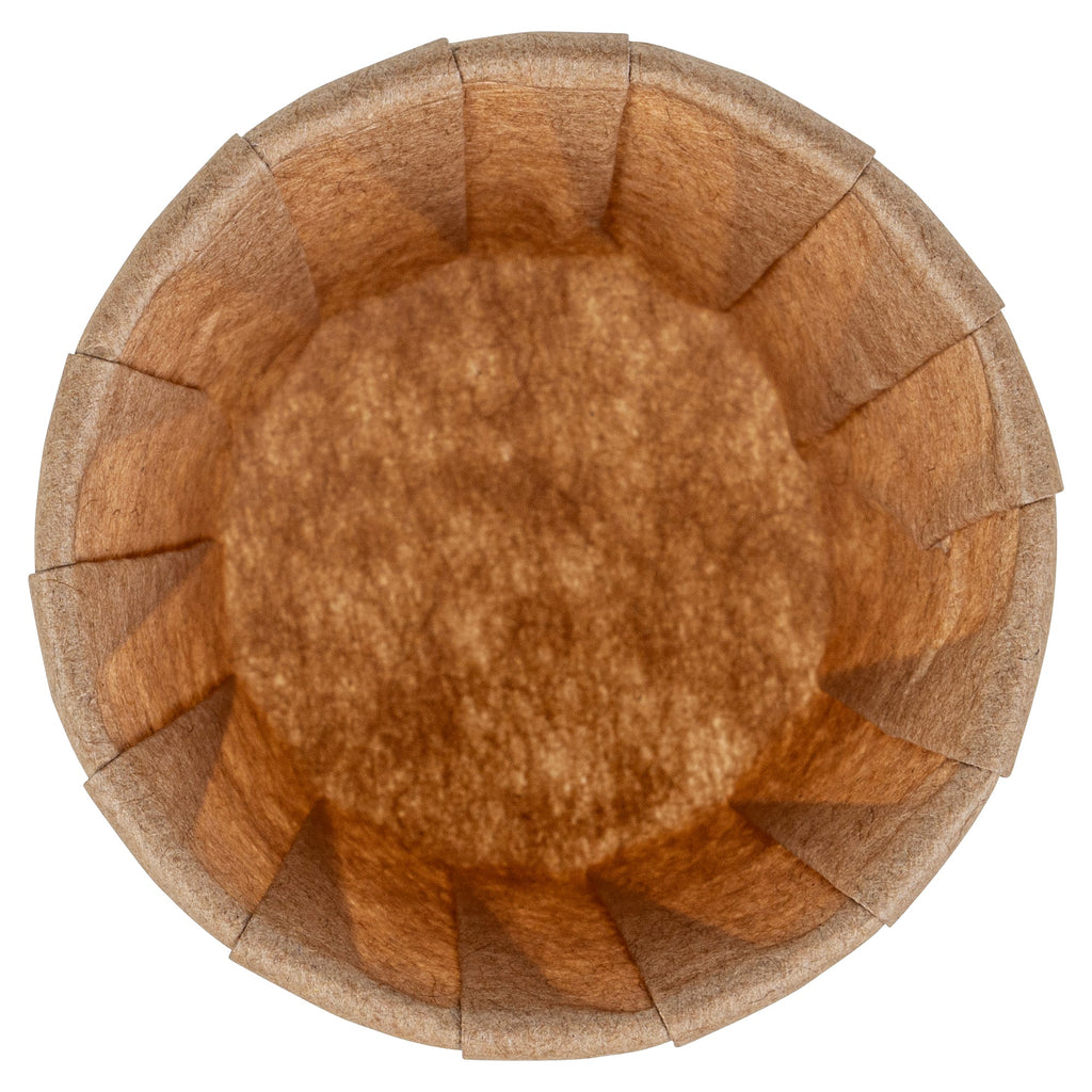 Sustain 1.25 oz Kraft Paper Portion Cup - Compostable - 2000 count box