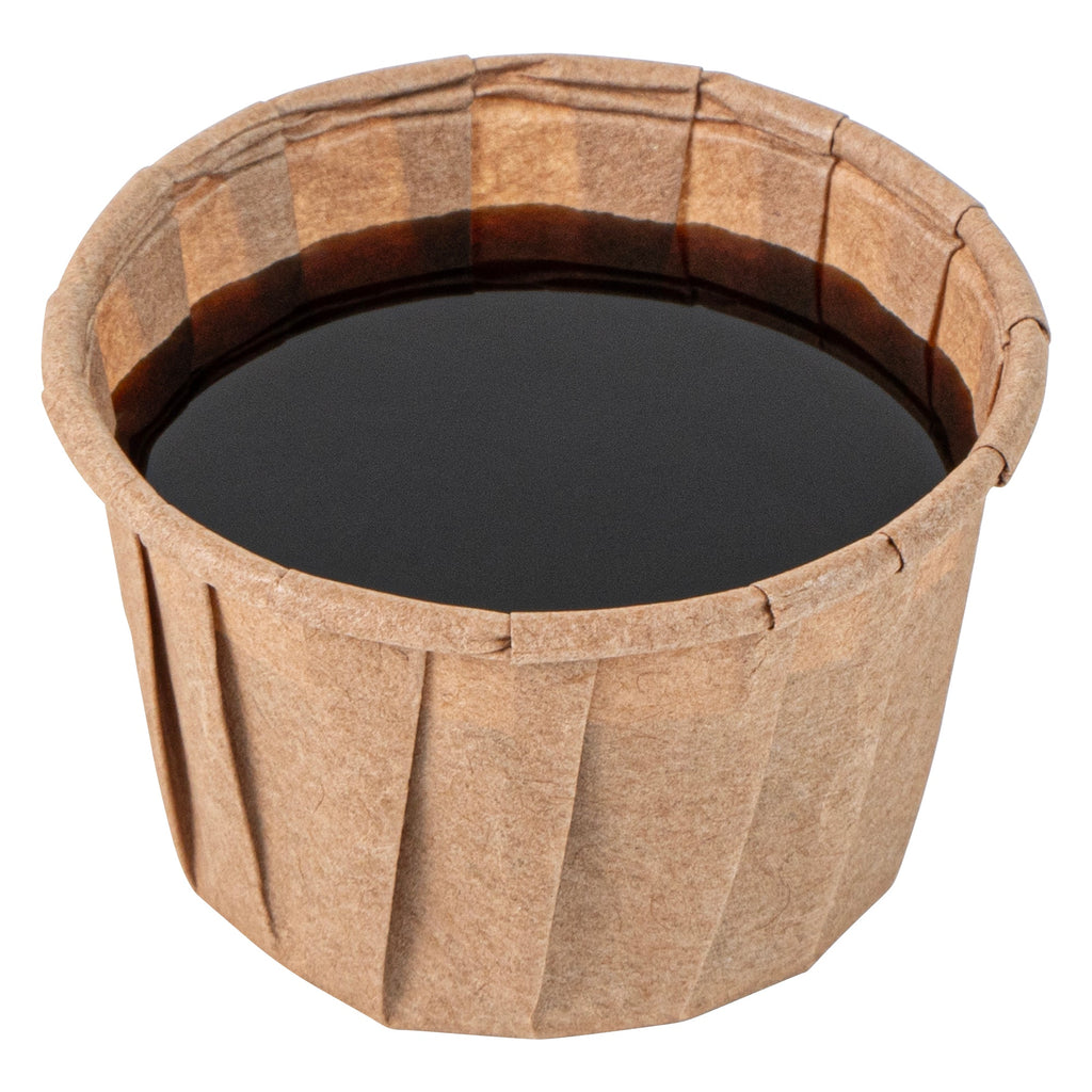 Sustain 1.5 oz Kraft Paper Portion Cup - Compostable - 100 count box