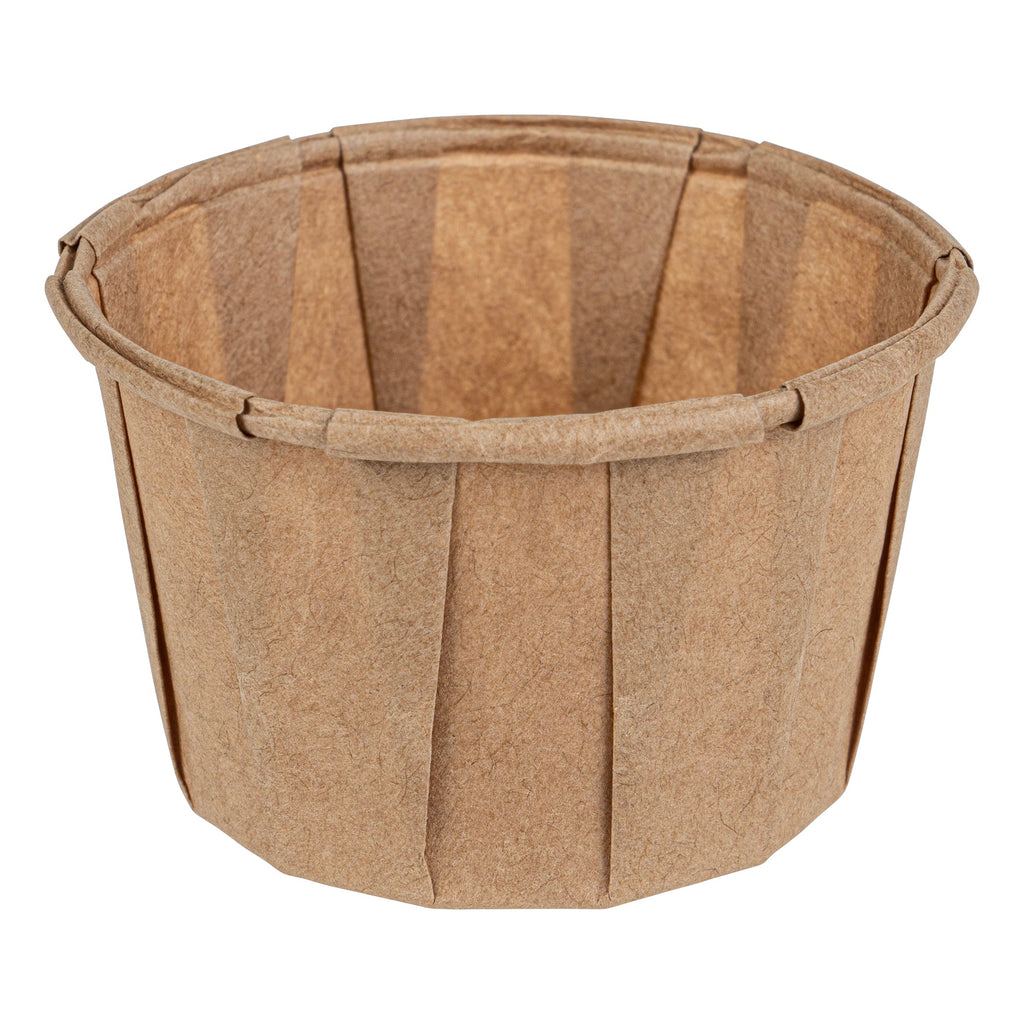 Sustain 2 oz Kraft Paper Portion Cup - Compostable - 2000 count box