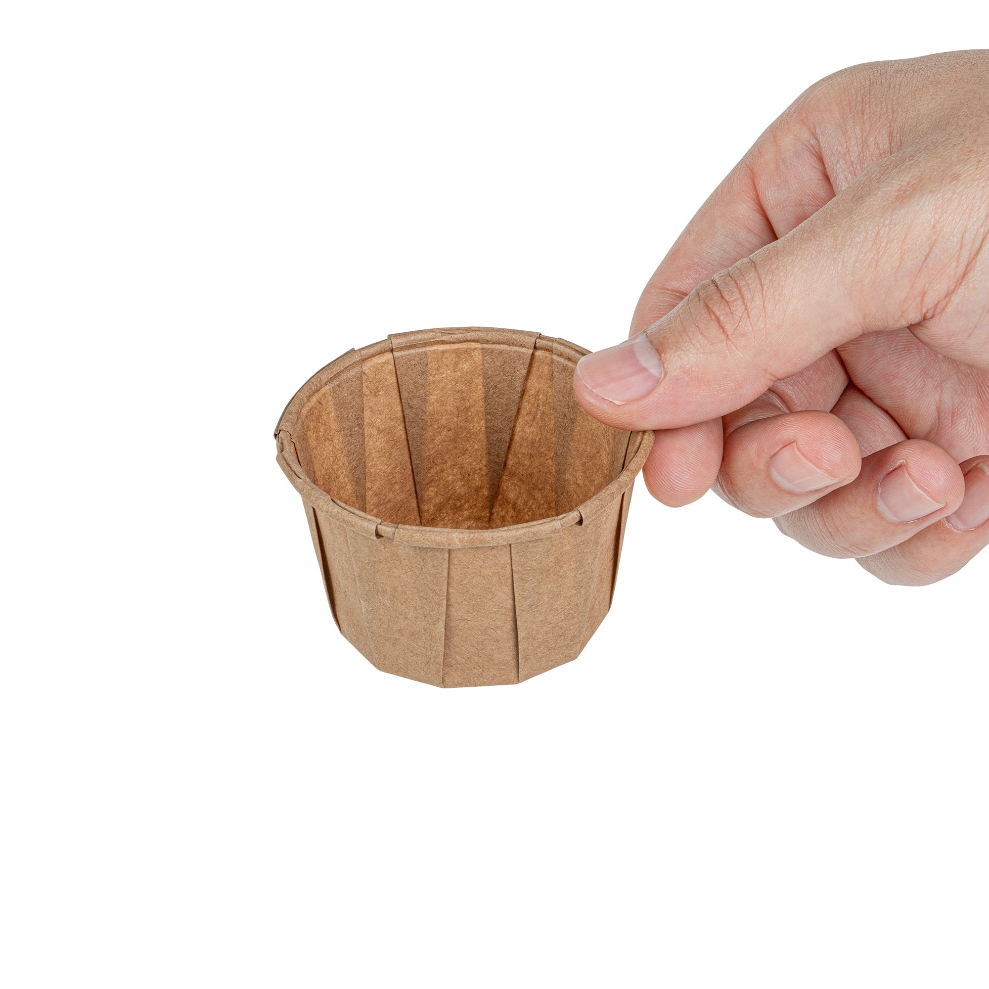 Sustain 2 oz Kraft Paper Portion Cup - Compostable - 100 count box
