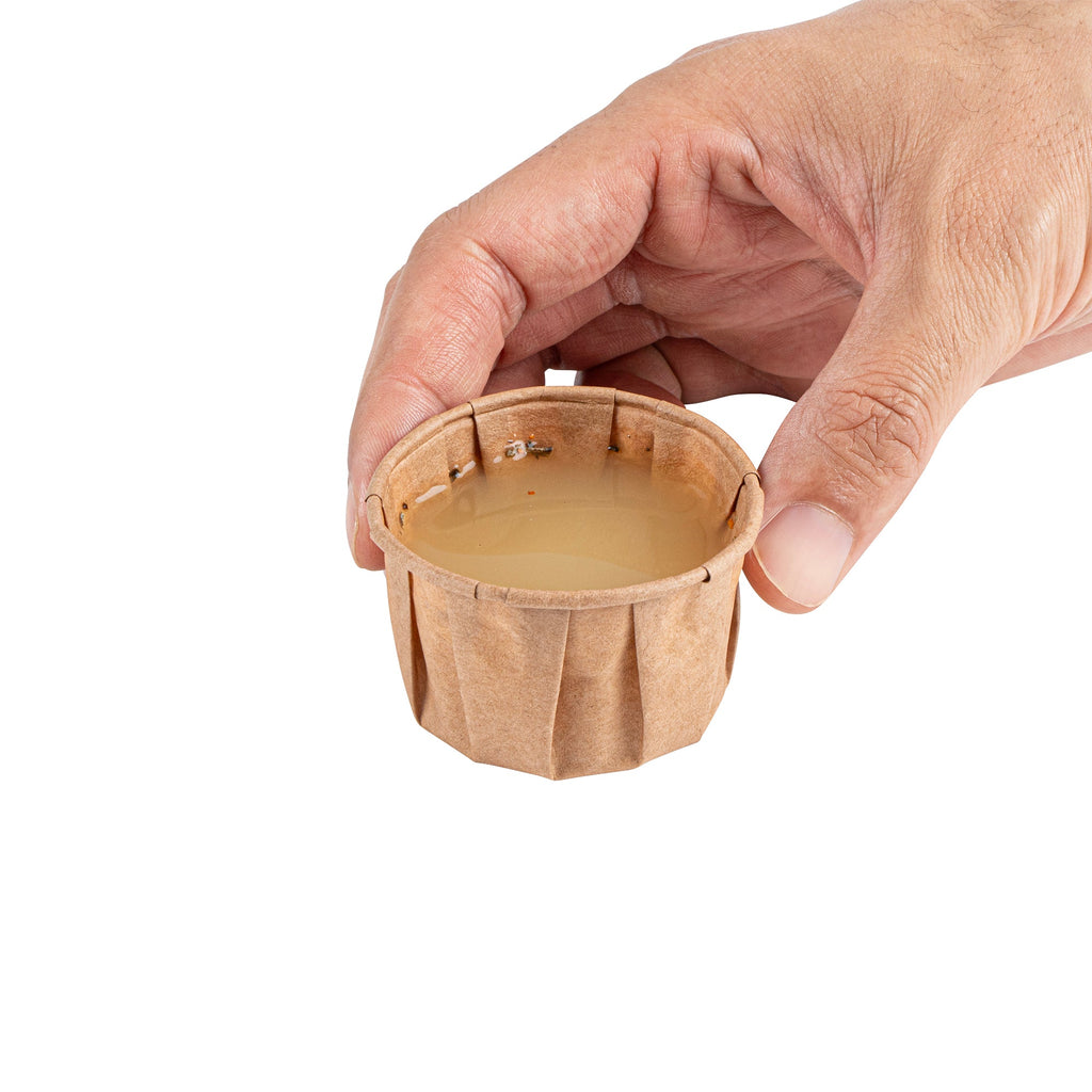 Sustain 2 oz Kraft Paper Portion Cup - Compostable - 2000 count box