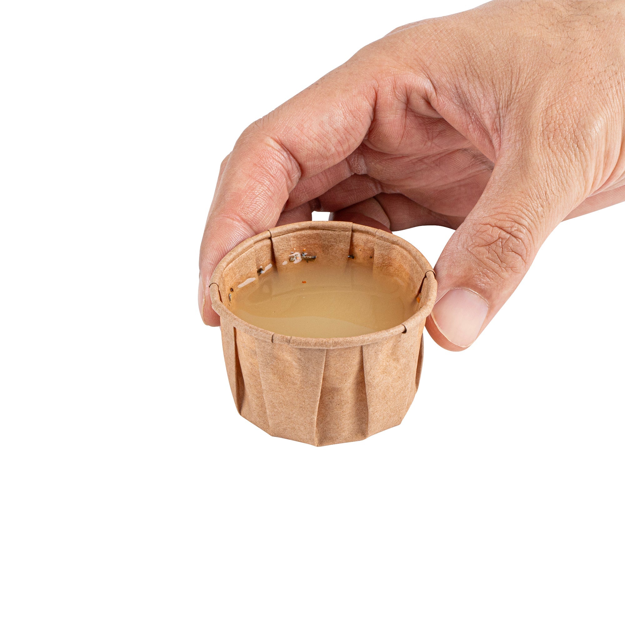 Sustain 2 oz Kraft Paper Portion Cup - Compostable - 2000 count box