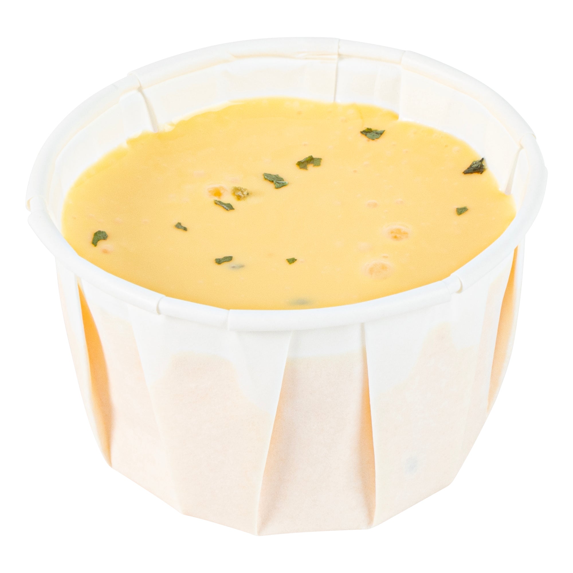 Sustain 2 oz White Paper Portion Cup - Compostable - 100 count box