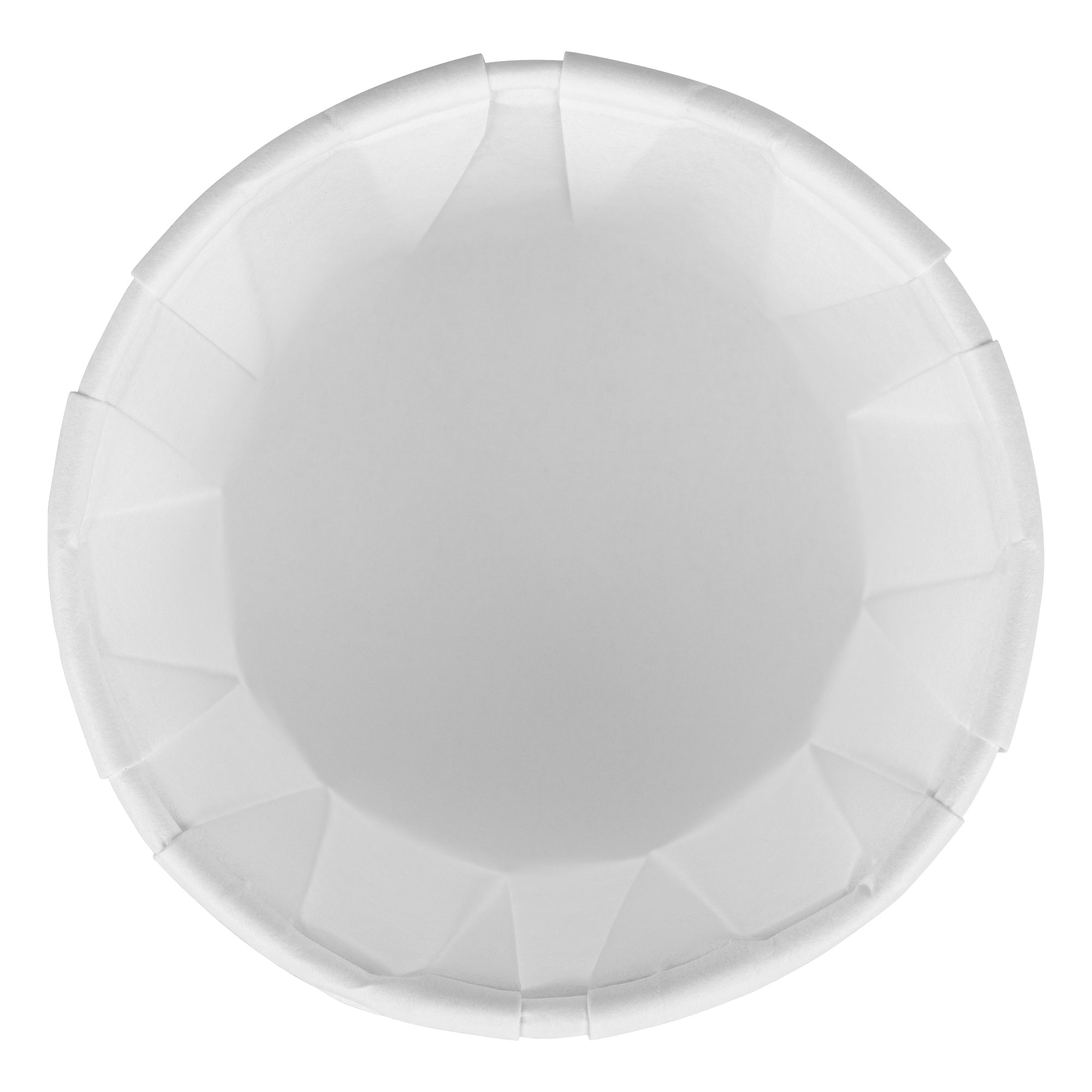 Sustain 2 oz White Paper Portion Cup - Compostable - 2000 count box