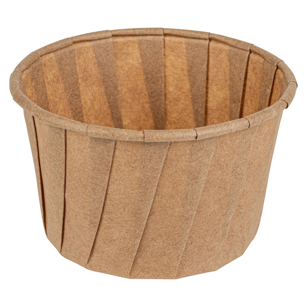 Sustain 3.25 oz Kraft Paper Portion Cup - Compostable - 100 count box