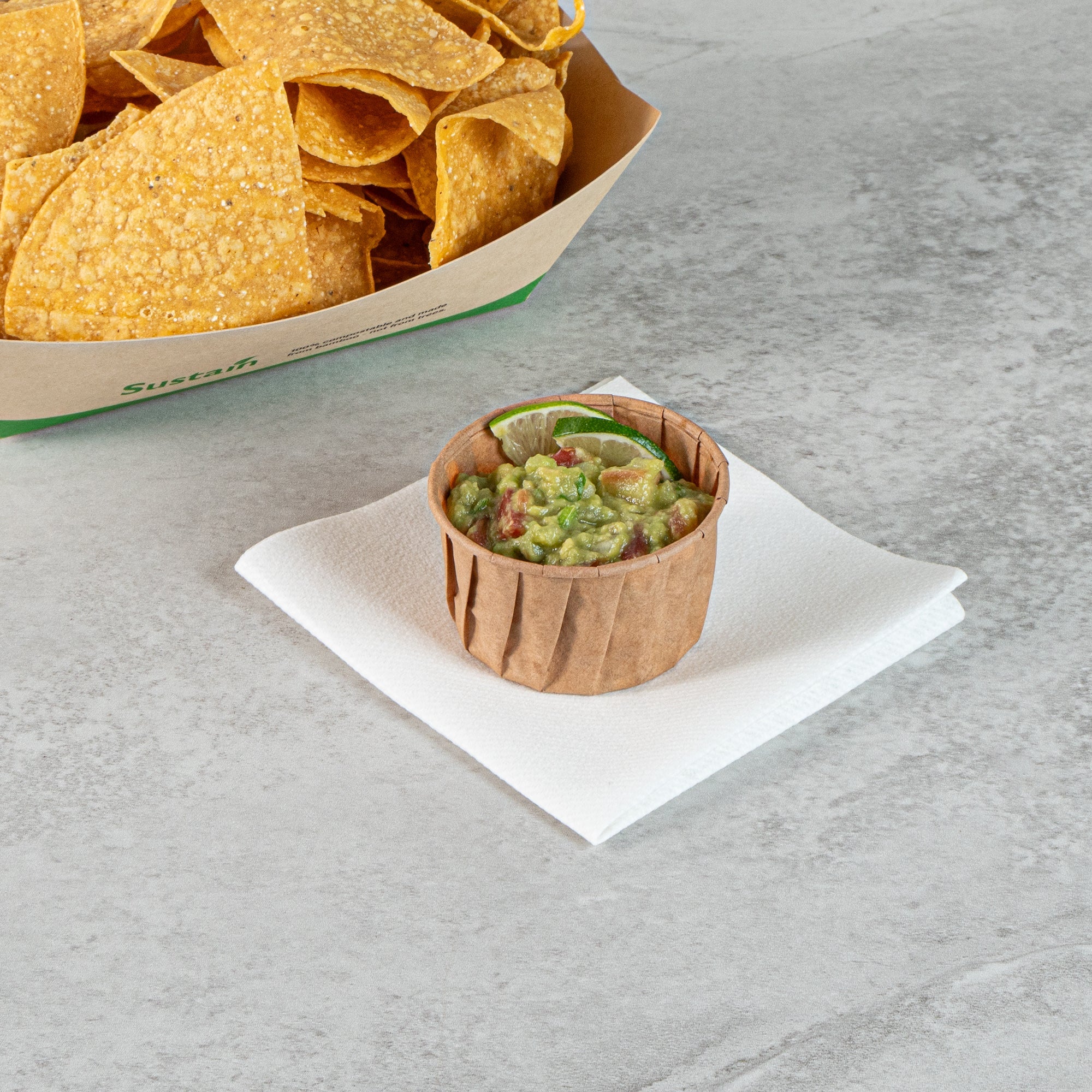 Sustain 3.25 oz Kraft Paper Portion Cup - Compostable - 100 count box