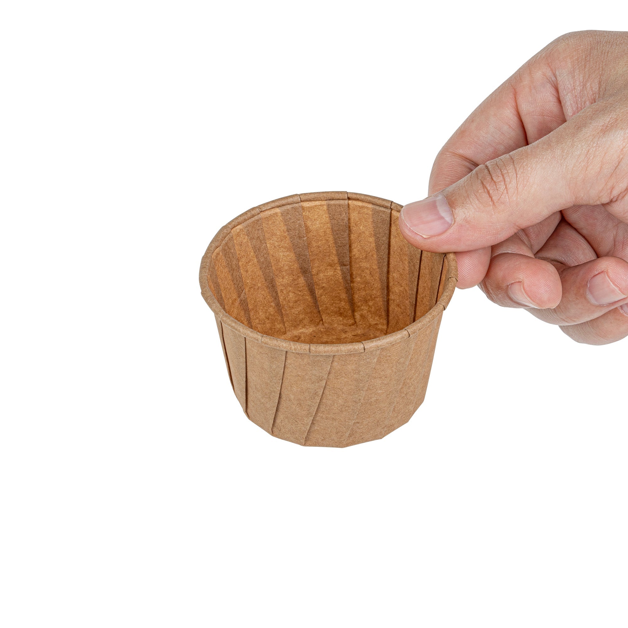 Sustain 3.25 oz Kraft Paper Portion Cup - Compostable - 2000 count box