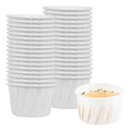 Sustain 3.25 oz White Paper Portion Cup - Compostable - 2000 count box
