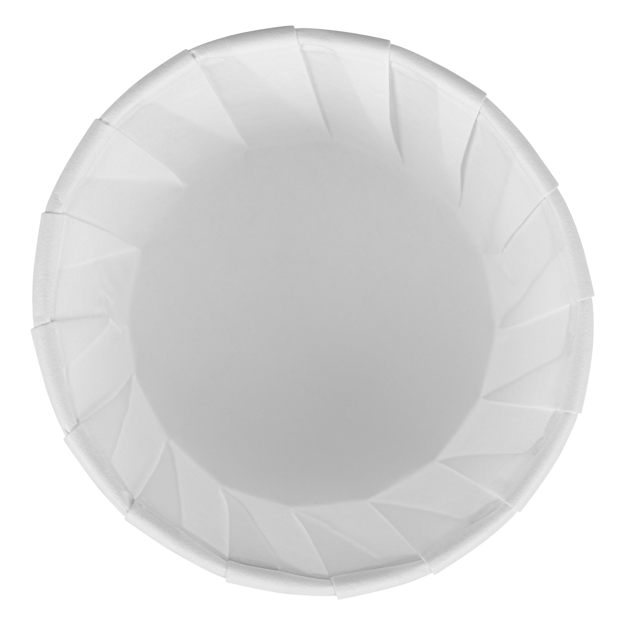 Sustain 3.25 oz White Paper Portion Cup - Compostable - 2000 count box