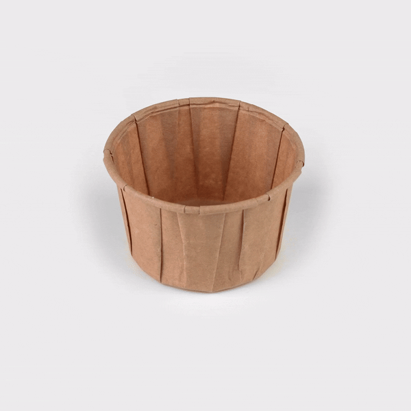 Sustain 4 oz Kraft Paper Portion Cup - Compostable - 100 count box