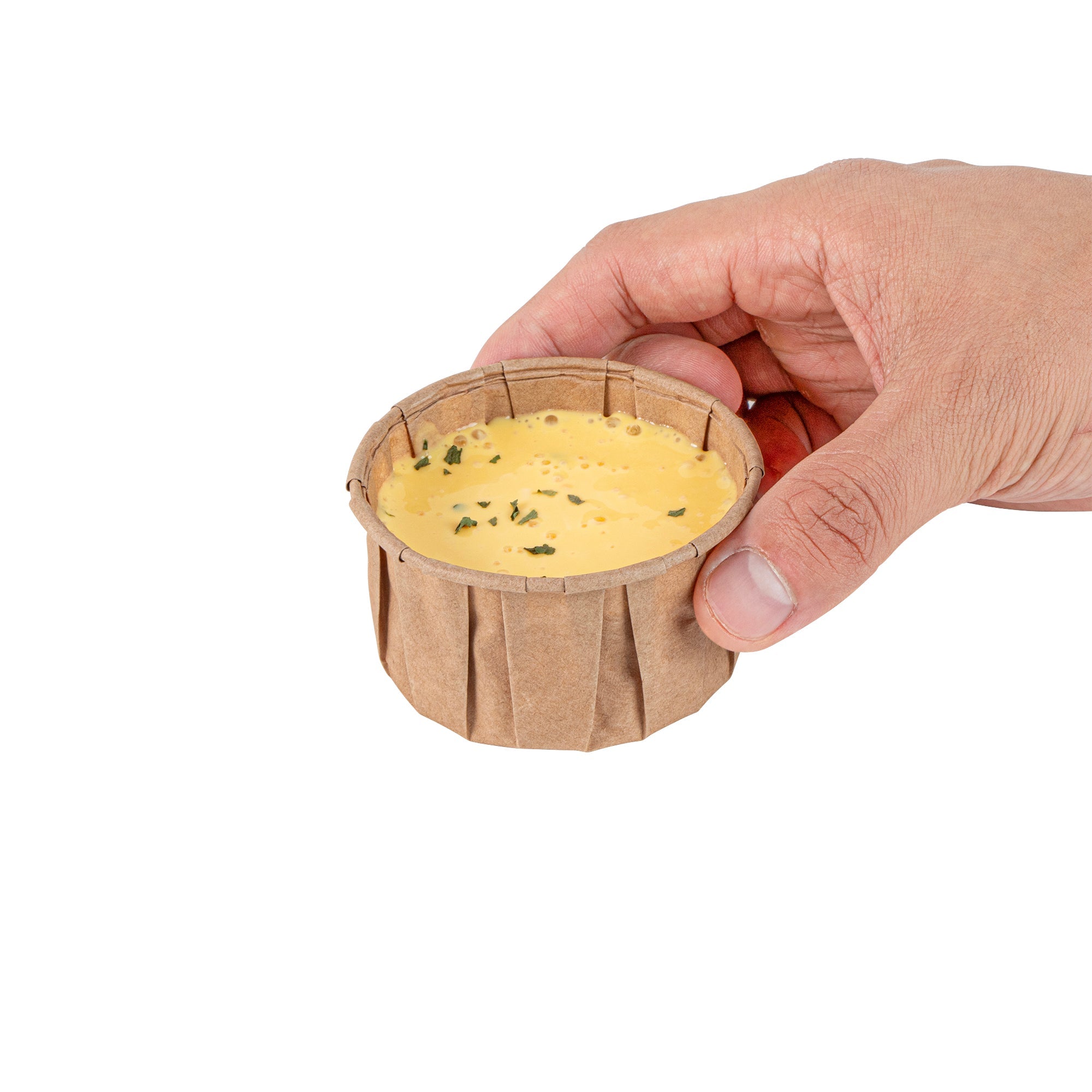 Sustain 4 oz Kraft Paper Portion Cup - Compostable - 2000 count box