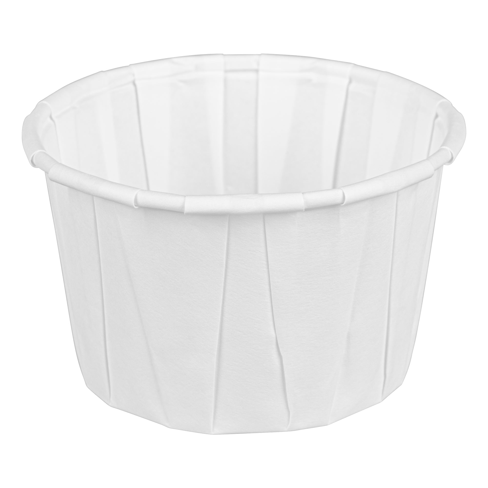 Sustain 4 oz White Paper Portion Cup - Compostable - 100 count box