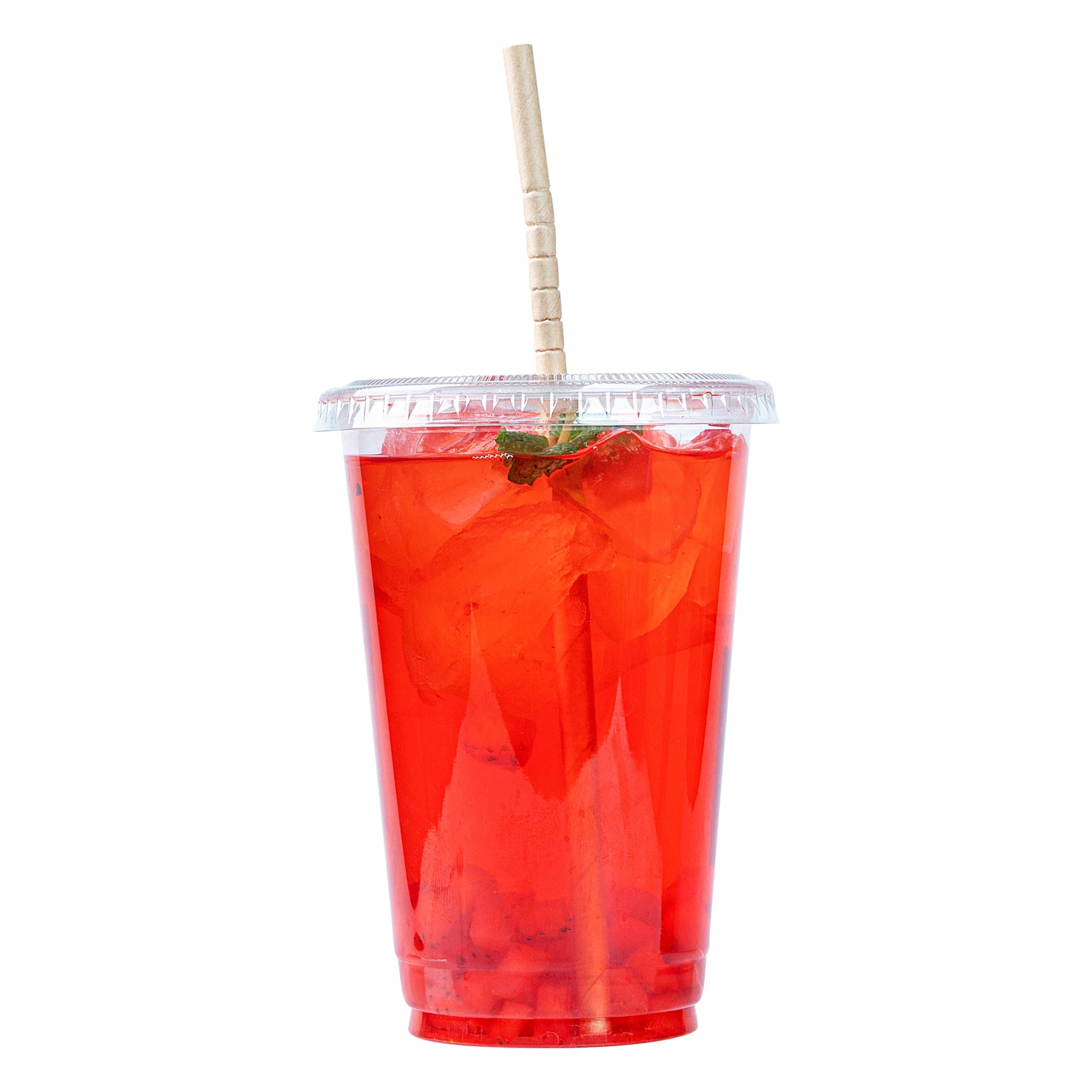 Basic Nature Kraft Paper Bendable Straw - Unwrapped, Biodegradable, 6 mm - 7 3/4" - 1000 count box