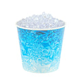 Cater Tek 10 lb Blue Disposable Paper Ice Bucket - 8 3/4" x 8 3/4" x 8 1/4" - 10 count box
