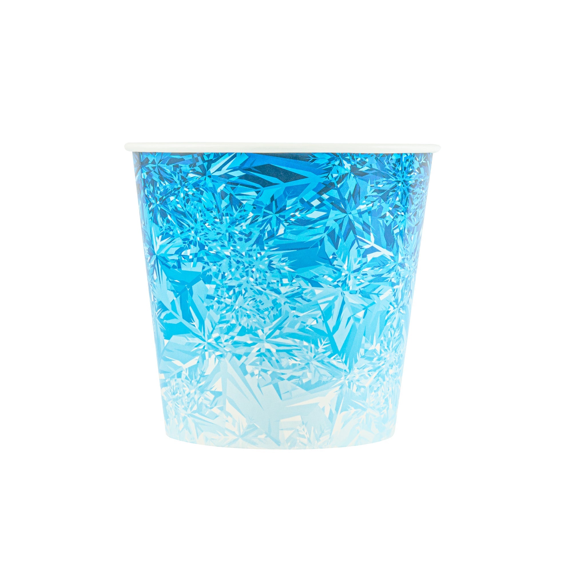 Cater Tek 10 lb Blue Disposable Paper Ice Bucket - 8 3/4" x 8 3/4" x 8 1/4" - 10 count box