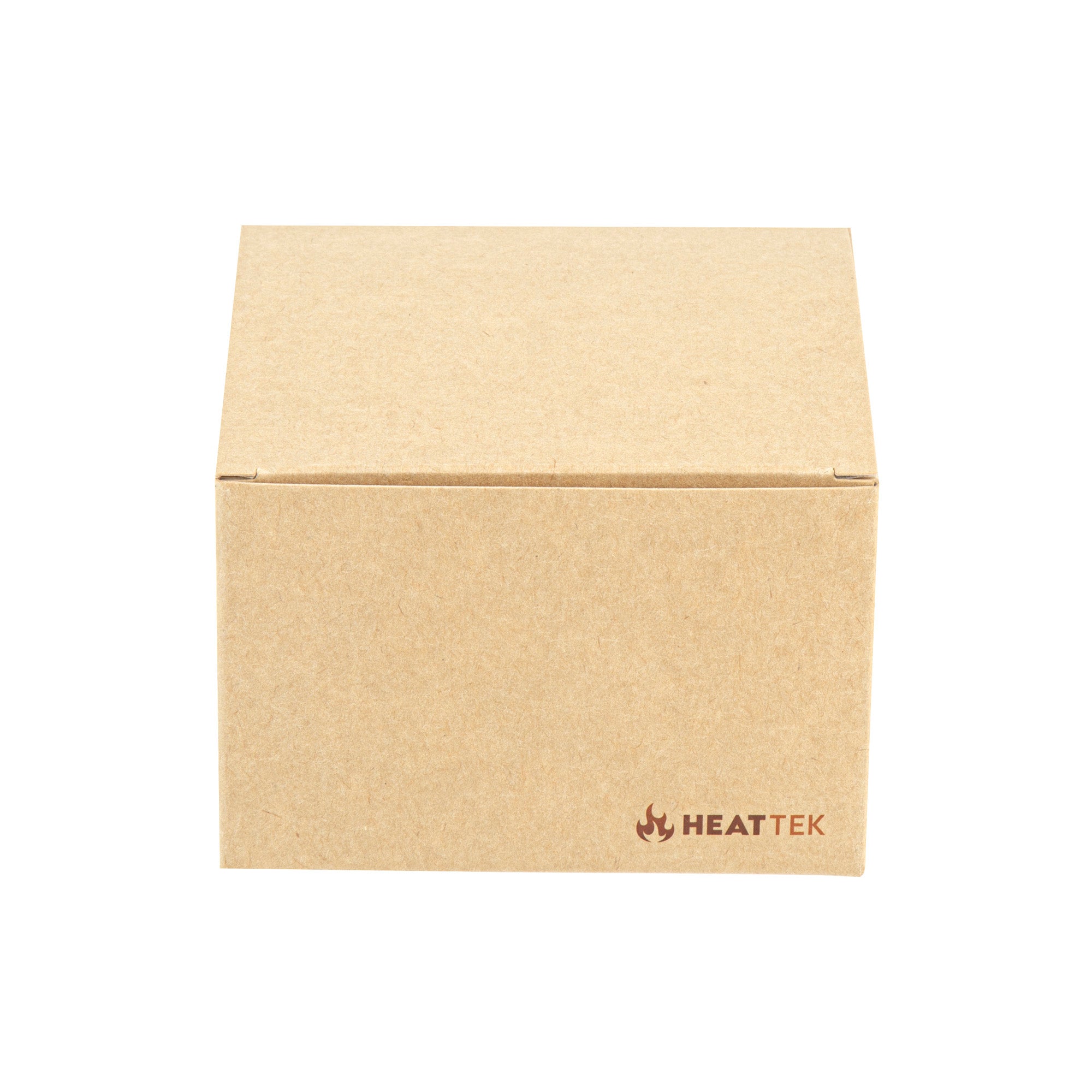 Heat Tek Kraft Paper Take Out Container - Oven-Safe, with Tuck Top - 4 1/2" x 4 1/2" x 3" - 100 count box