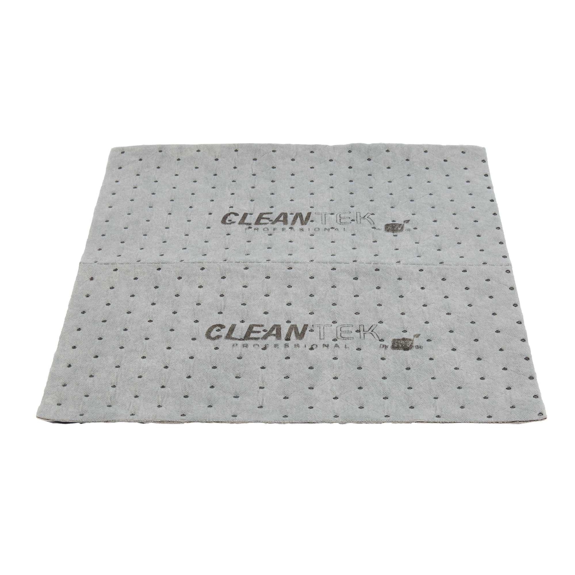 Clean Tek Professional Gray Universal Sorbent Pad - Heavy Weight, Perforated - 15" x 19" - 100 count box