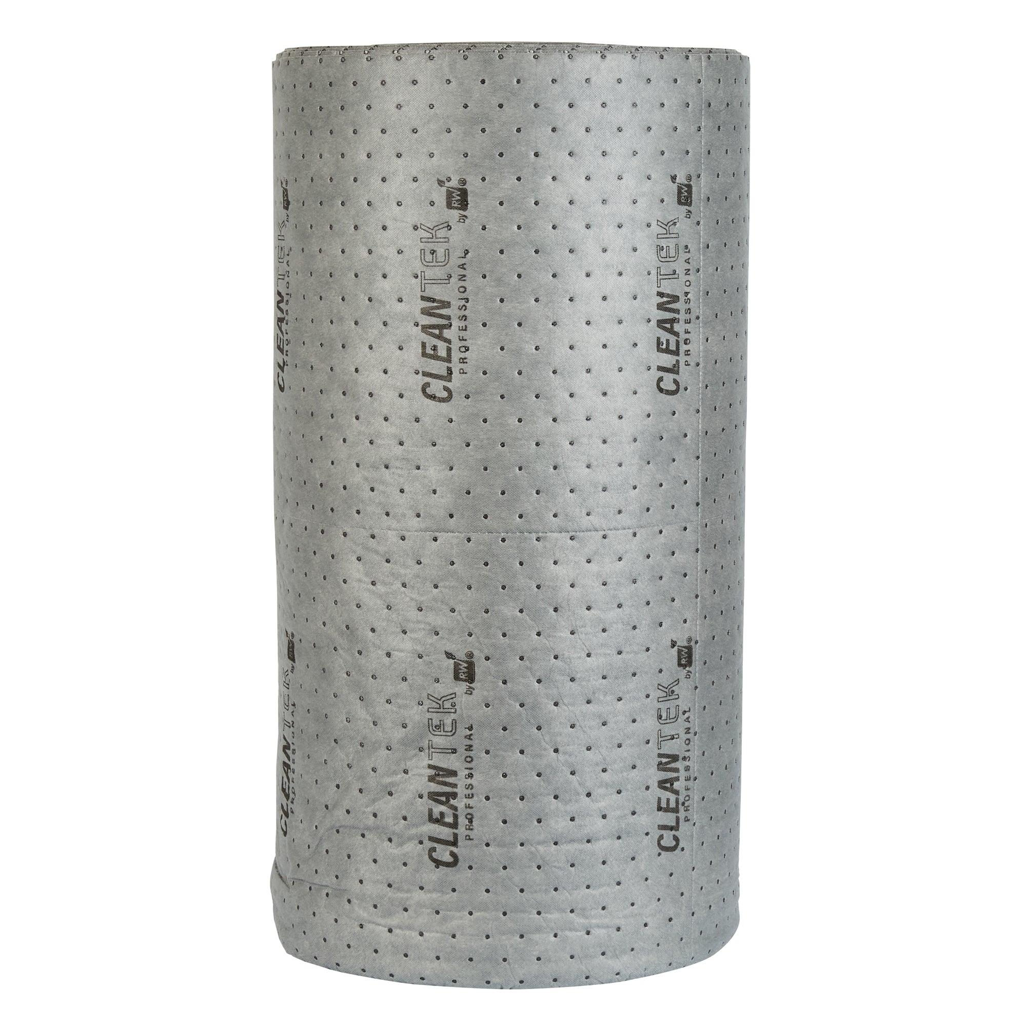 Clean Tek Professional Gray Universal Sorbent Roll - Medium Weight, Perforated - 150' x 30" - 1 count box