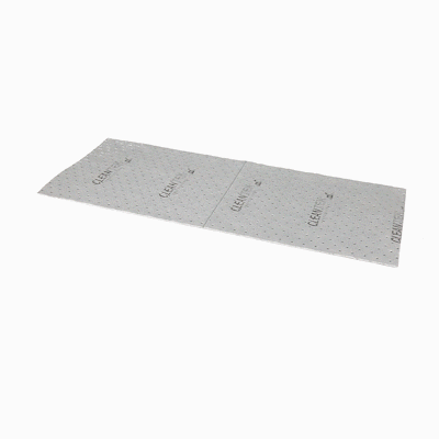 Clean Tek Professional Gray Universal Sorbent Roll - Heavy Weight, Perforated - 150' x 15" - 1 count box