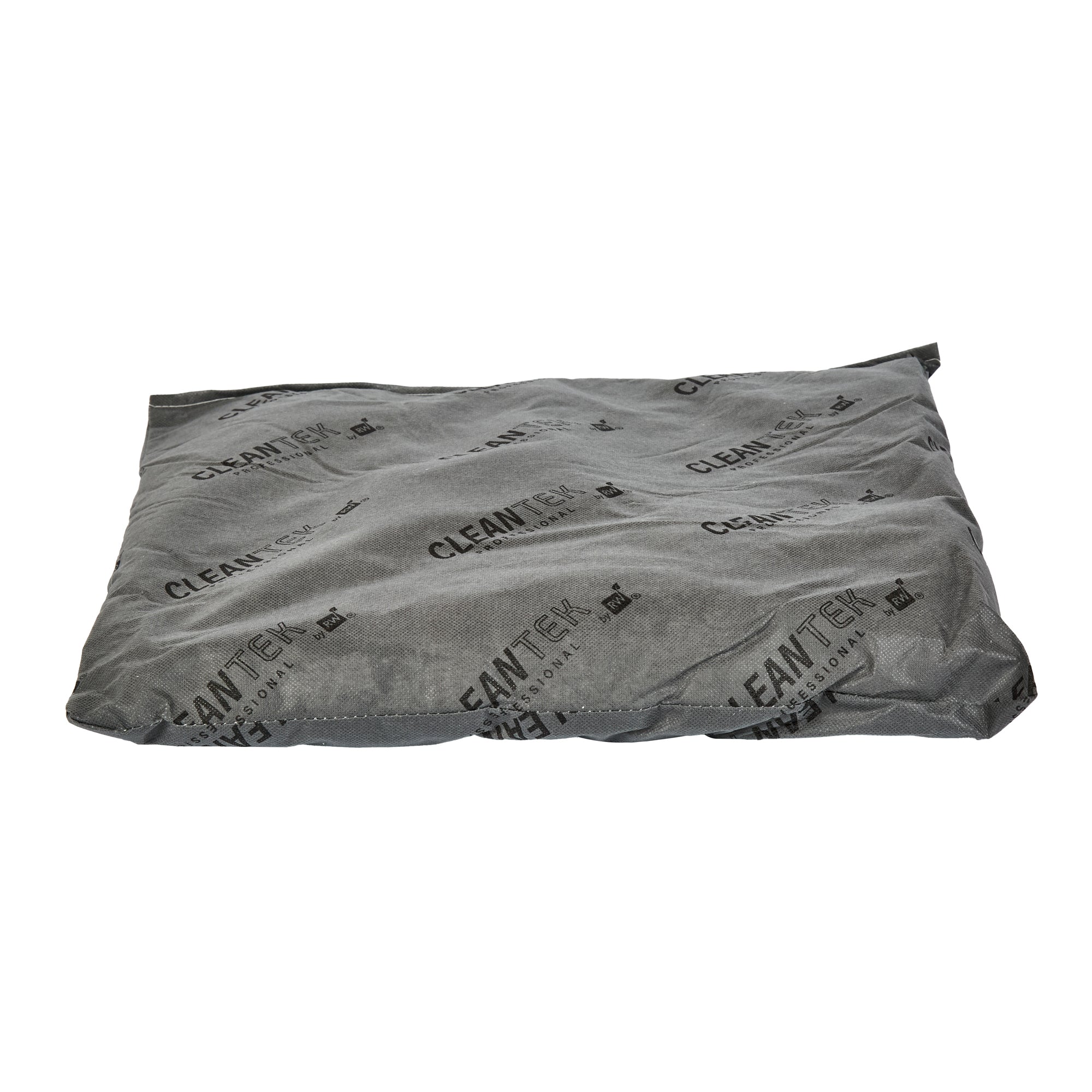 Clean Tek Professional Gray Universal Sorbent Pillow - 18" x 18" - 10 count box
