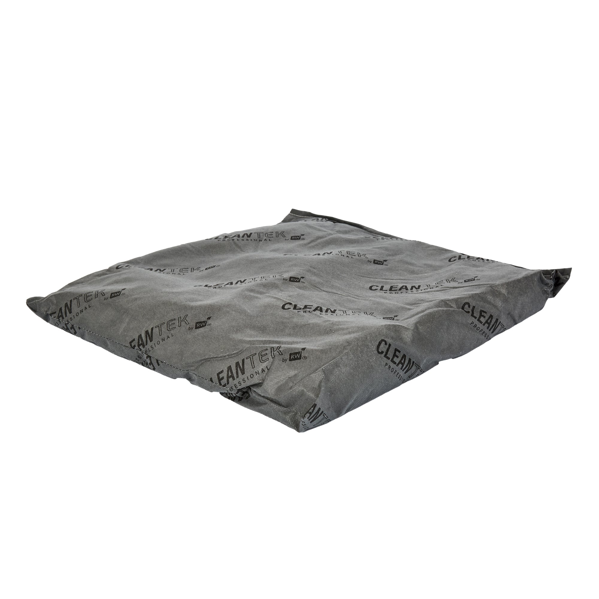 Clean Tek Professional Gray Universal Sorbent Pillow - 18" x 18" - 10 count box