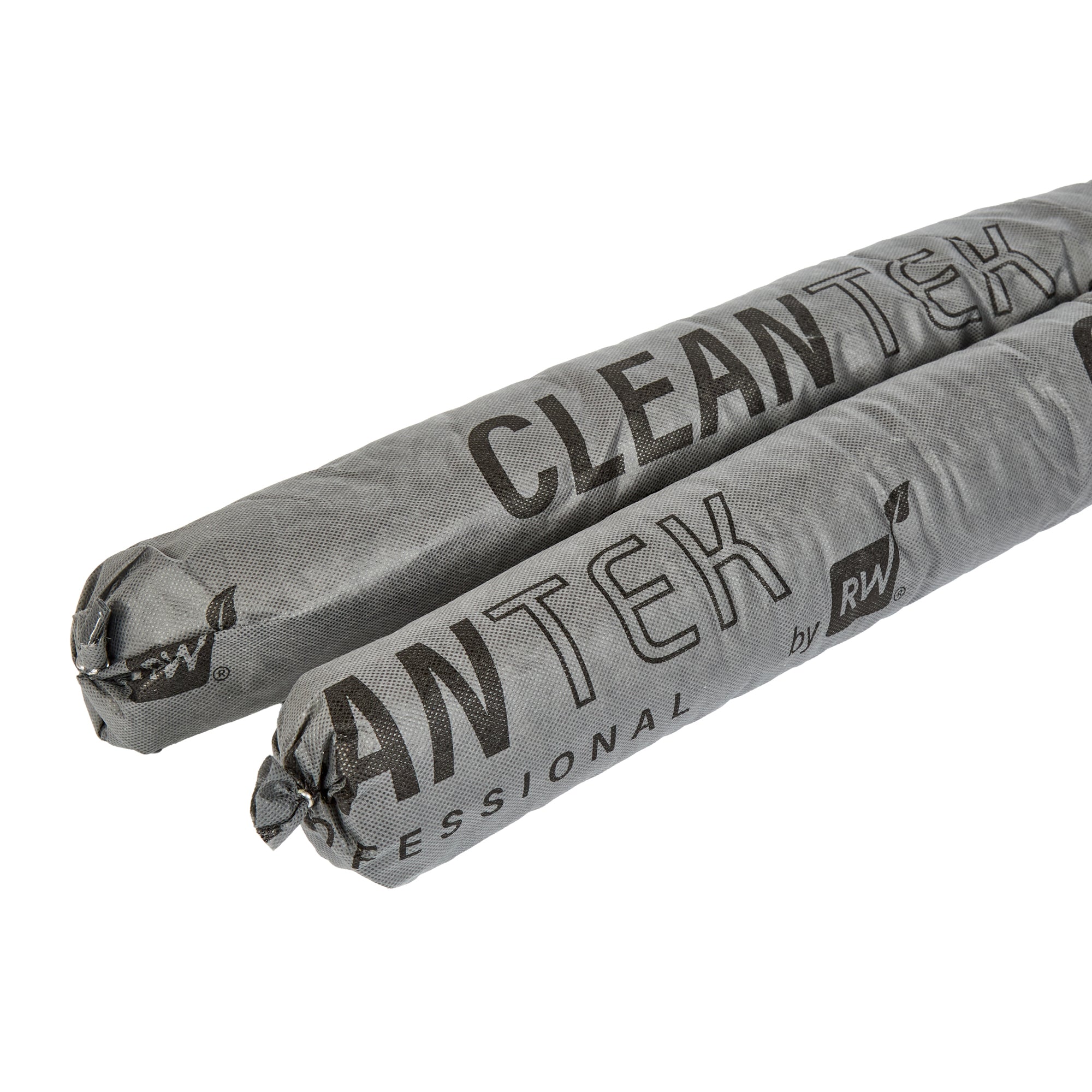 Clean Tek Professional Gray Universal Sorbent Sock - Heavy Duty - 4' x 3" - 20 count box