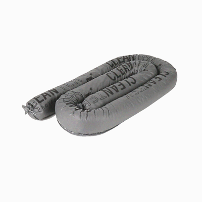 Clean Tek Professional Gray Universal Sorbent Sock - Heavy Duty - 8' x 3" - 1 count box