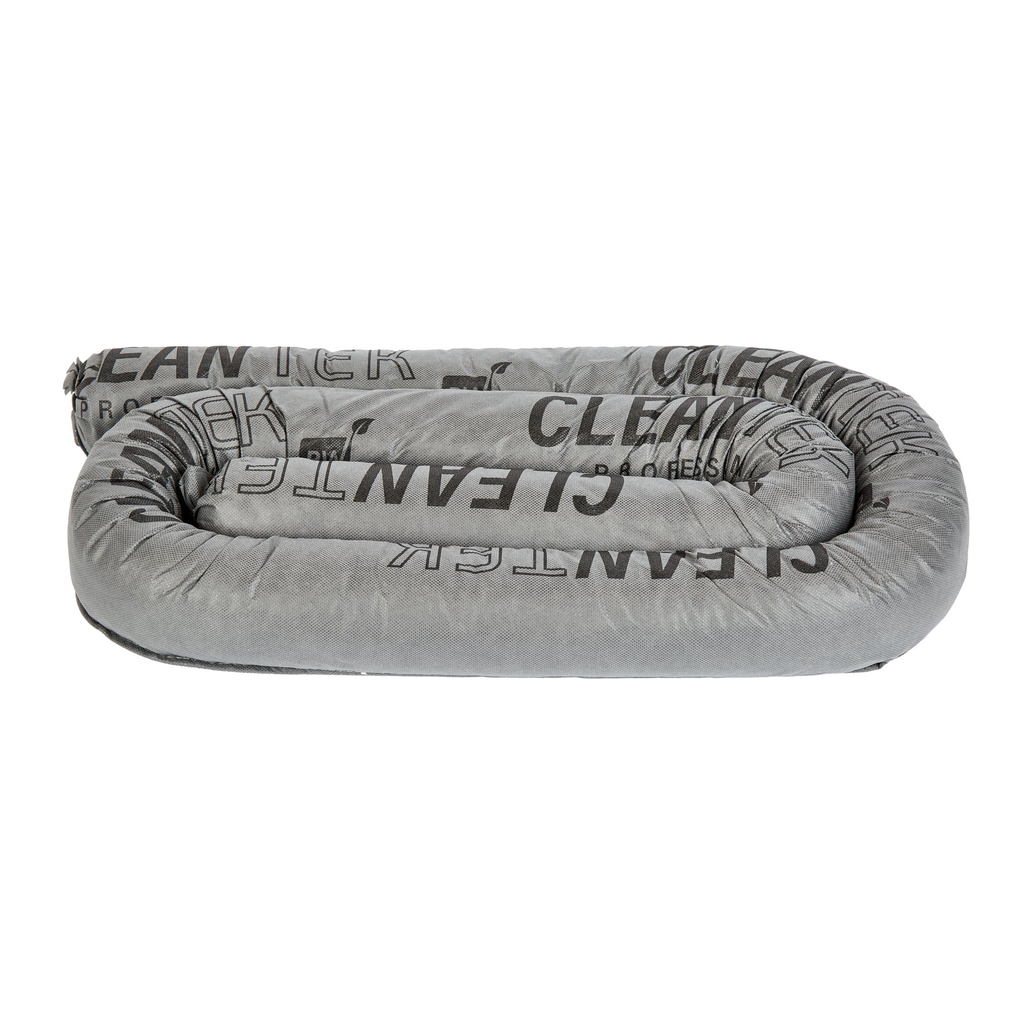 Clean Tek Professional Gray Universal Sorbent Sock - Heavy Duty - 8' x 3" - 4 count box