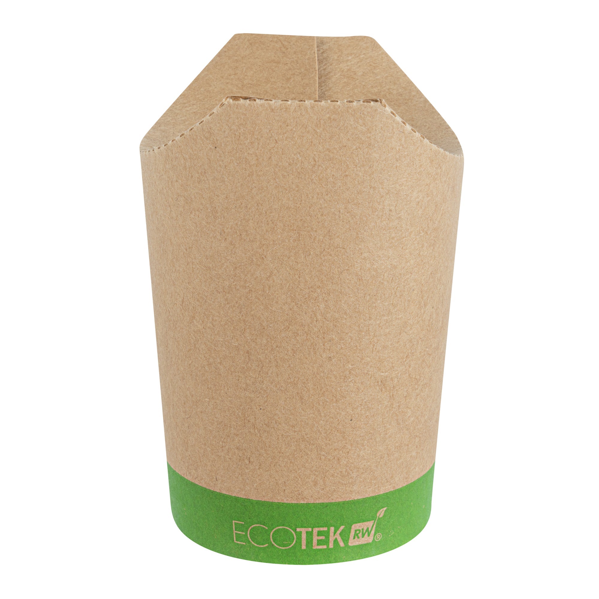 Sustain 16 oz Round Kraft Paper To Go Fry Cup - with PLA Lining, Compostable - 3 1/4" x 3 1/4" x 4 1/4" - 100 count box