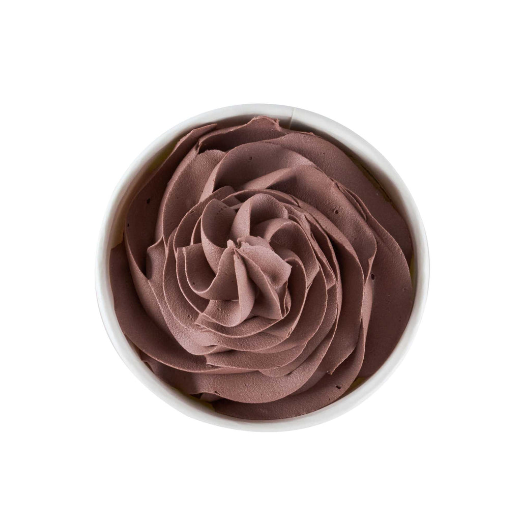 Coppetta 8 oz Round Vanilla Strawberry Swirl Paper To Go Cup - 3 3/4" x 3 3/4" x 2 1/4" - 50 count box